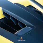 Prese d'aria sul cofano con alette in carbonio Porsche 911 GT3 RS 992