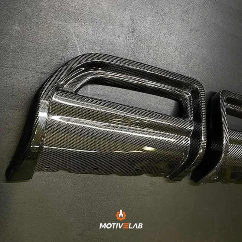 Copertura diffusore posteriore in carbonio MINI F55 / F56 / F57 JCW PRO Paraurti
