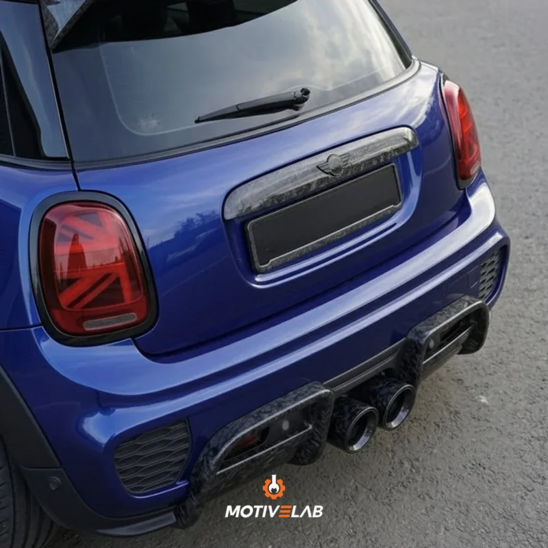 Copertura diffusore posteriore - Paraurti MINI F55 / F56 / F57 JCW PRO in carbonio forgiato GR Yaris