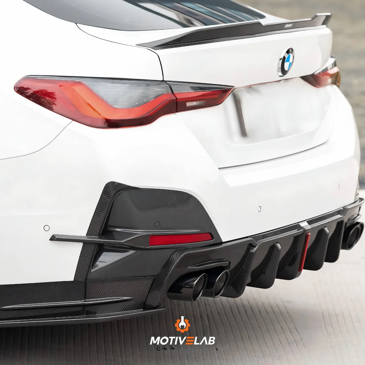 Diffusore posteriore in carbonio BMW Serie 4 G22/G23 430i e M440i