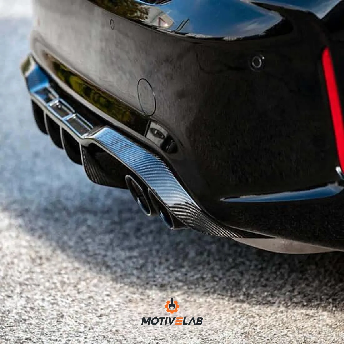 Estrattore diffusore posteriore in carbonio BMW F87 M2 e M2C