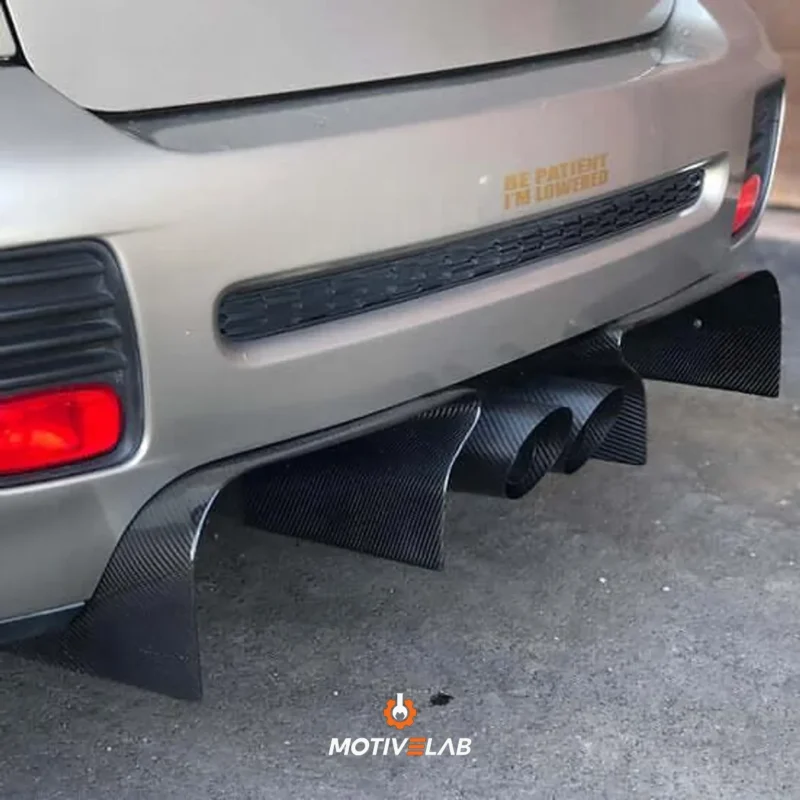 MINI R50 / R52 / R53 / R56 / R57 / R58 / R59 carbon fibre rear exhaust