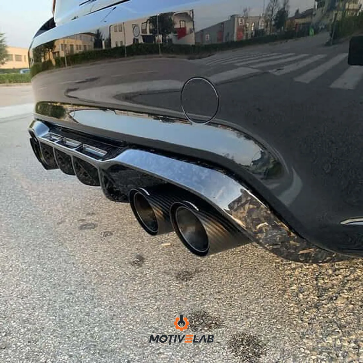 Estrattore posteriore in carbonio forgiato BMW F87 M2 e M2C
