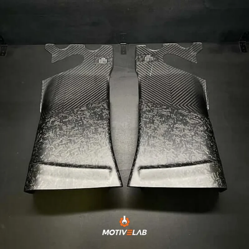 Estrattore posteriore in carbonio forgiato MINI R50 / R52 / R53 / R56 / R57 / R58 / R59