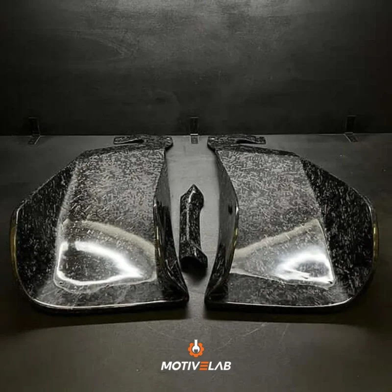 MINI F55 / F56 / F57 PRO rear diffuser and extractor in forged carbon fibre