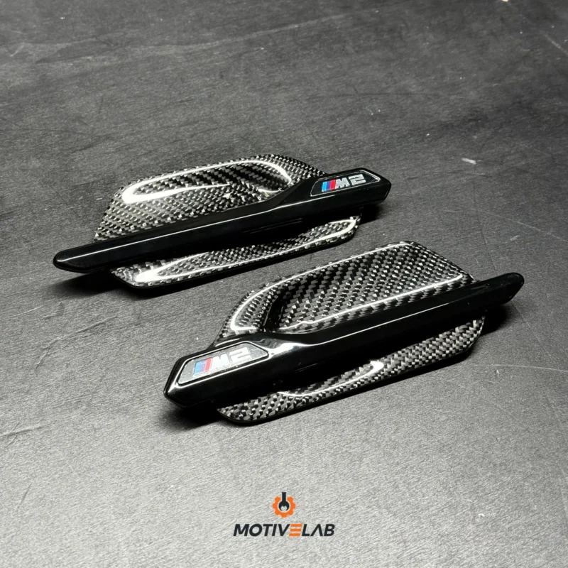 BMW M2/M2C F87 carbon fibre side badges