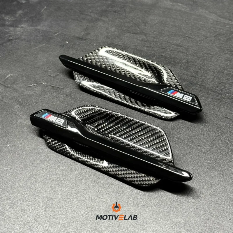 BMW M2/M2C F87 carbon fibre side badges