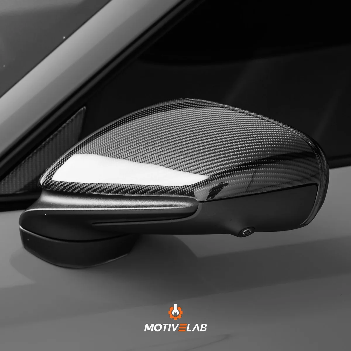 Calotte specchietti in carbonio Porsche Taycan
