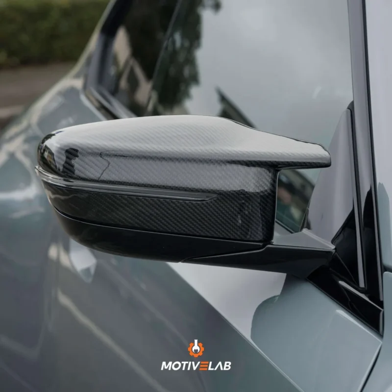 BMW M2 G87 carbon fibre mirror caps