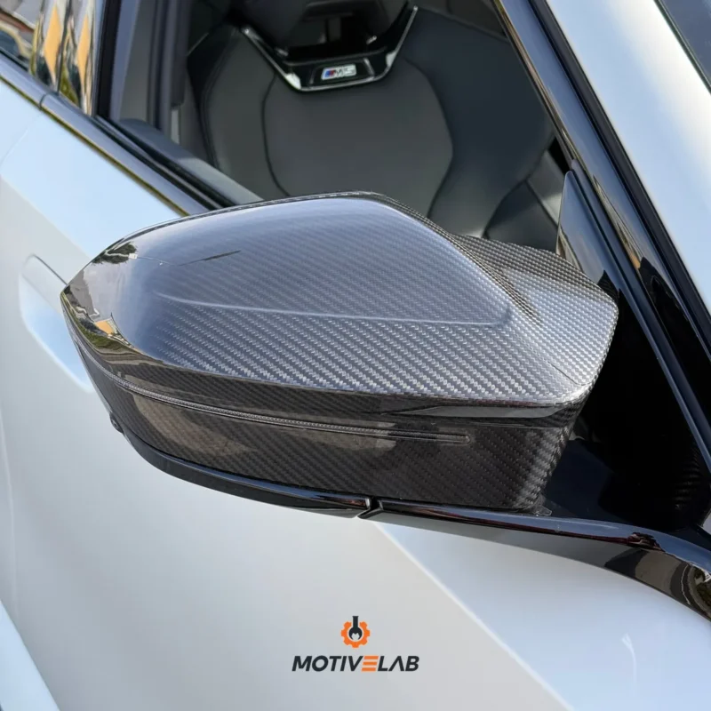 BMW M5 G90/G99 carbon fibre wing mirror caps