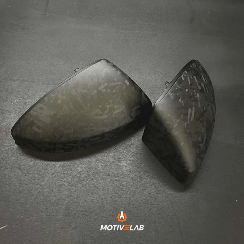 Forged carbon fibre wing mirror caps for the Audi TT / TTS / TT RS 8S MK3