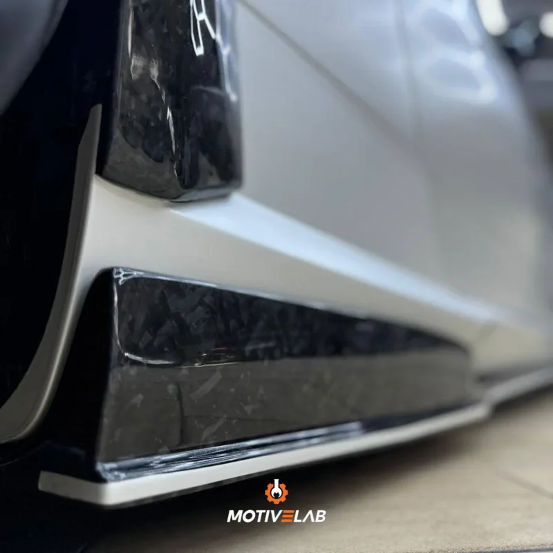 Forged carbon fibre side skirts for the Audi TT / TTS / TT RS 8S MK3