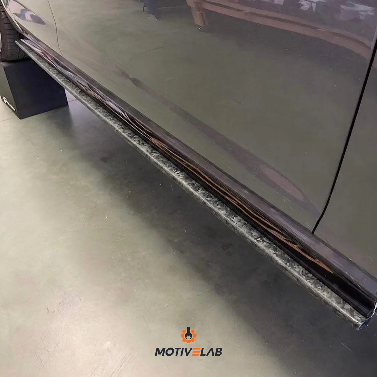 Minigonne laterali in carbonio forgiato Golf 7.5 GTI/R