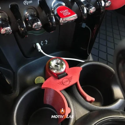 MINI F55 / F56 / F57 JCW Sport button holder in carbon fibre