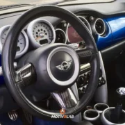 MINI R53 carbon fibre steering wheel trim