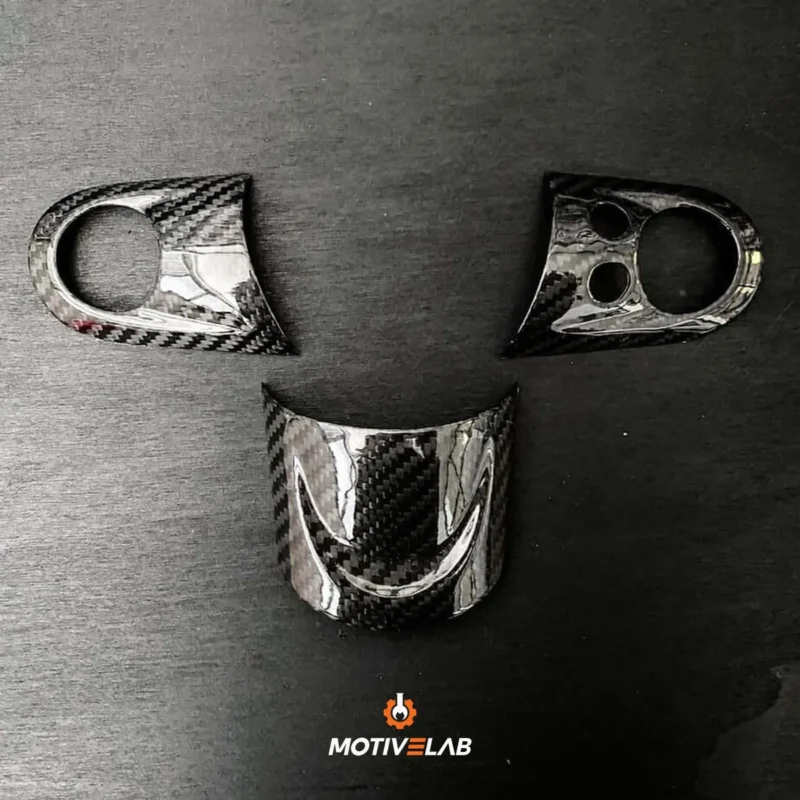 Carbon steering wheel trim for MINI R55 / R56 / R57 / R58 / R59 / R60 / R61