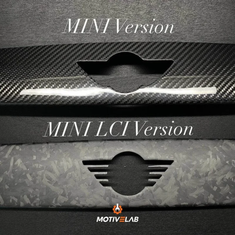 Forged carbon fibre boot handle for MINI F55 / F56 / F57 / GP3 / LCI