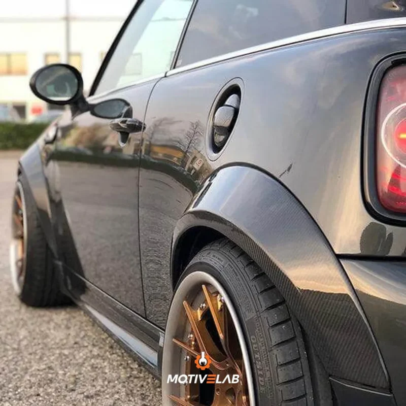 Wide carbon wheel arches for MINI R55 / R56 / R57 / R58 / R59