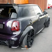 Passaruota larghi pre-impregnata in carbonio MINI F56 / F57 / GP3