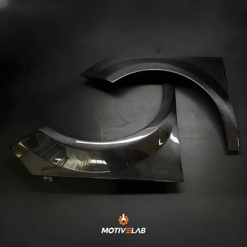 Wide carbon fibre wheel arches for the Audi A1 / S1 8X