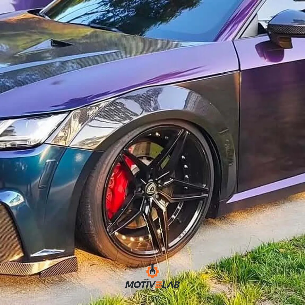 Parafanghi larghi in carbonio Audi TT / TTS / TT RS 8S MK3
