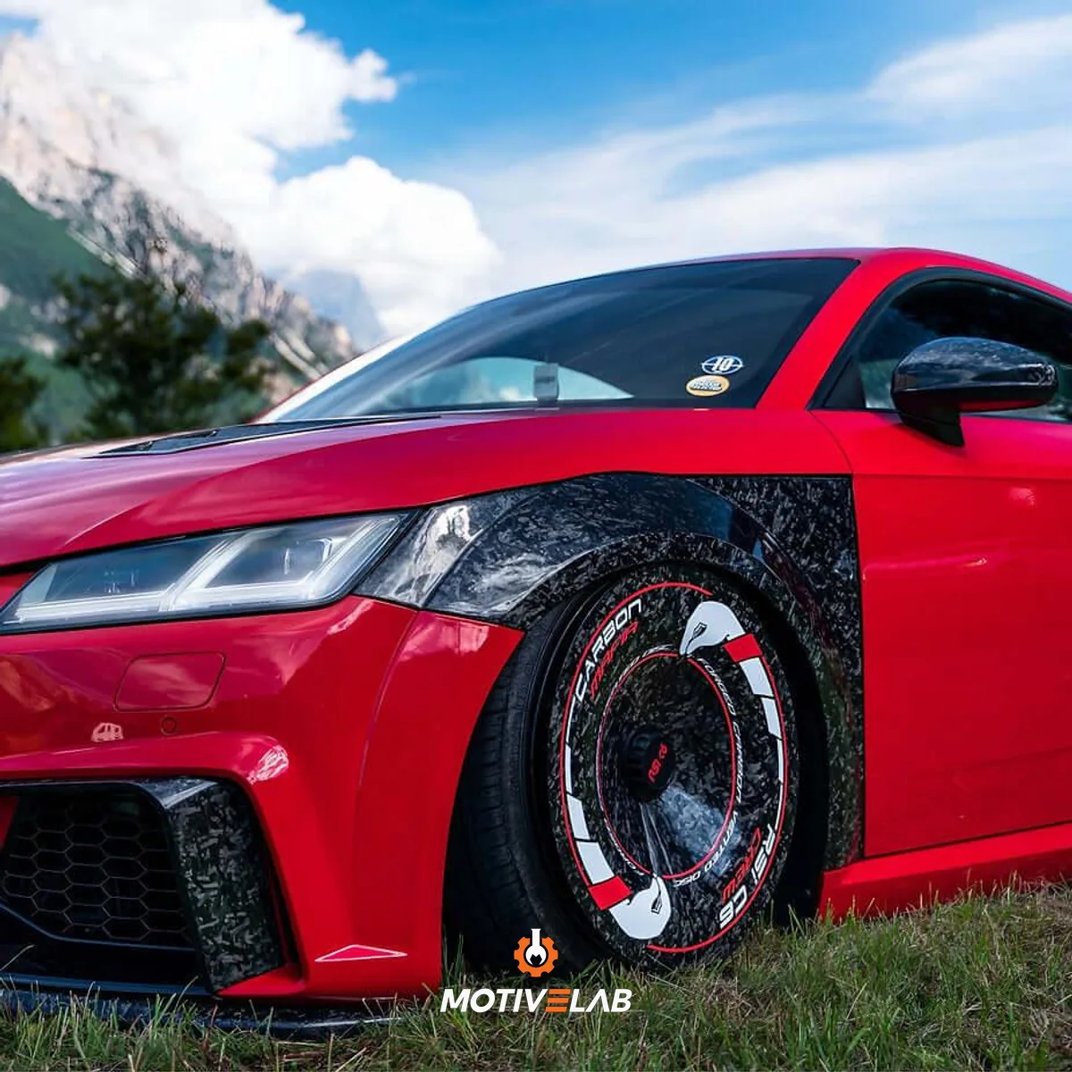 Parafanghi larghi in carbonio forgiato Audi TT / TTS / TT RS 8S MK3