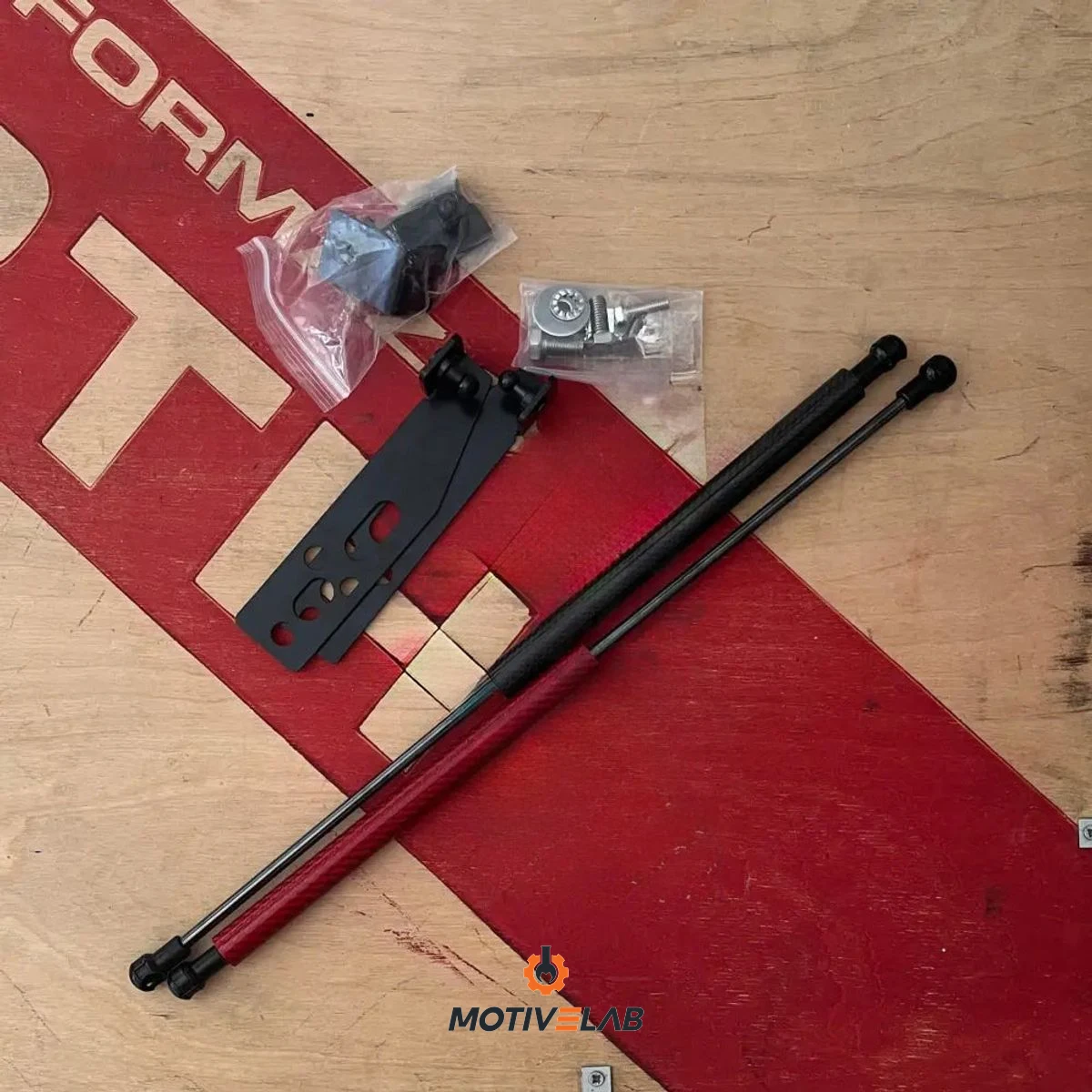 Aste Alzacofano Carbonio Abarth 500 — foto 1