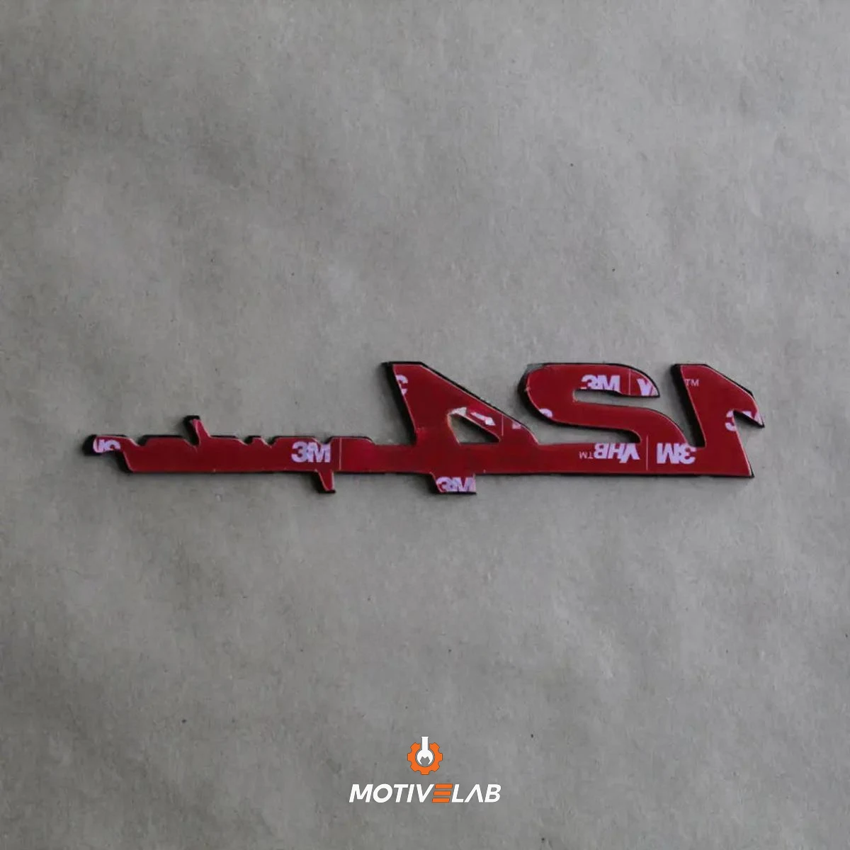 Badge Carbonio Abarth 124 Spider — foto 3