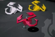 Badge Estrattore - Replica Logo Abarth