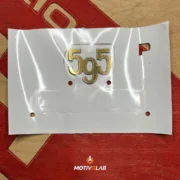 Abarth 595 Gold Scorpion Badge — photo 1