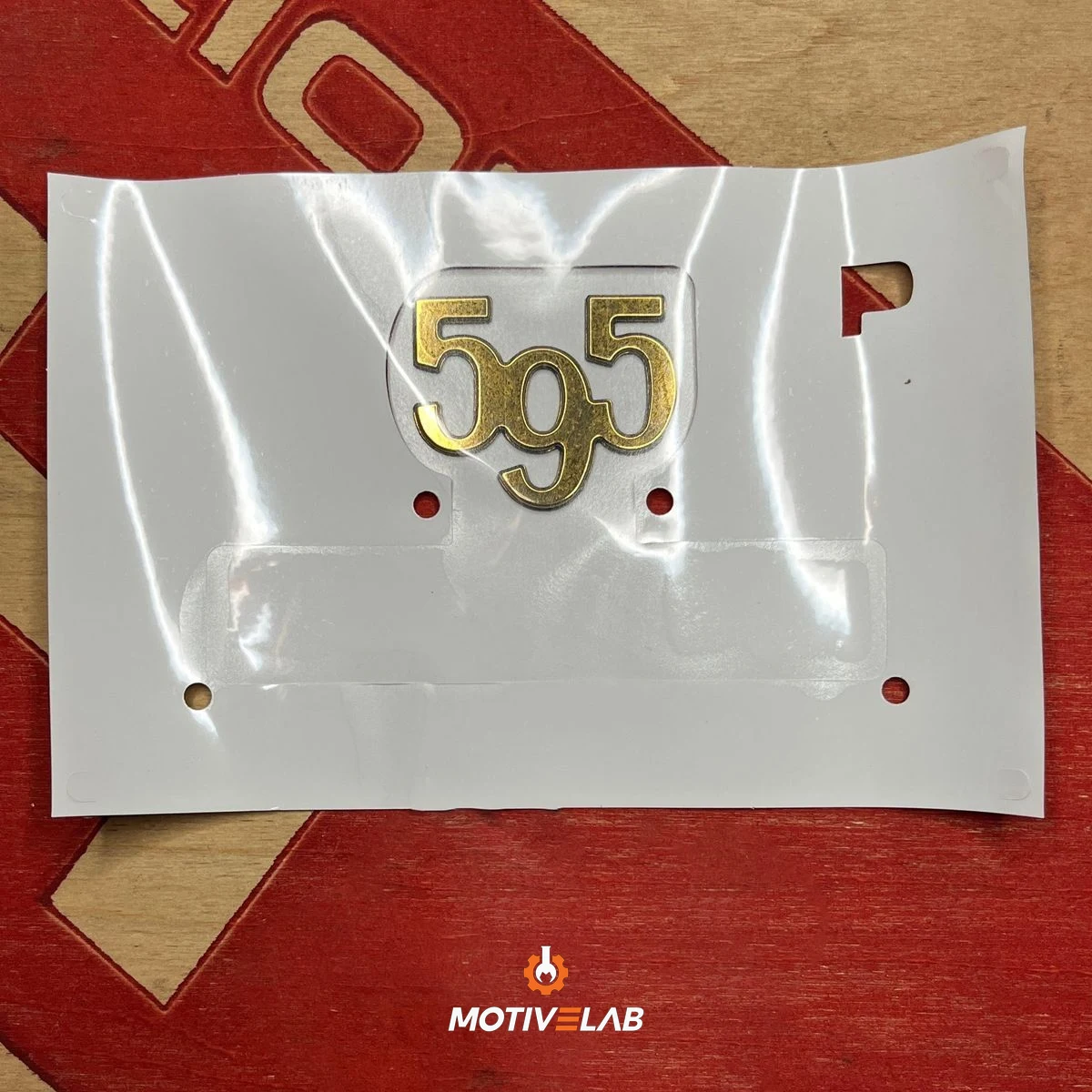 Badge Scorpione Oro Abarth 595 — foto 1