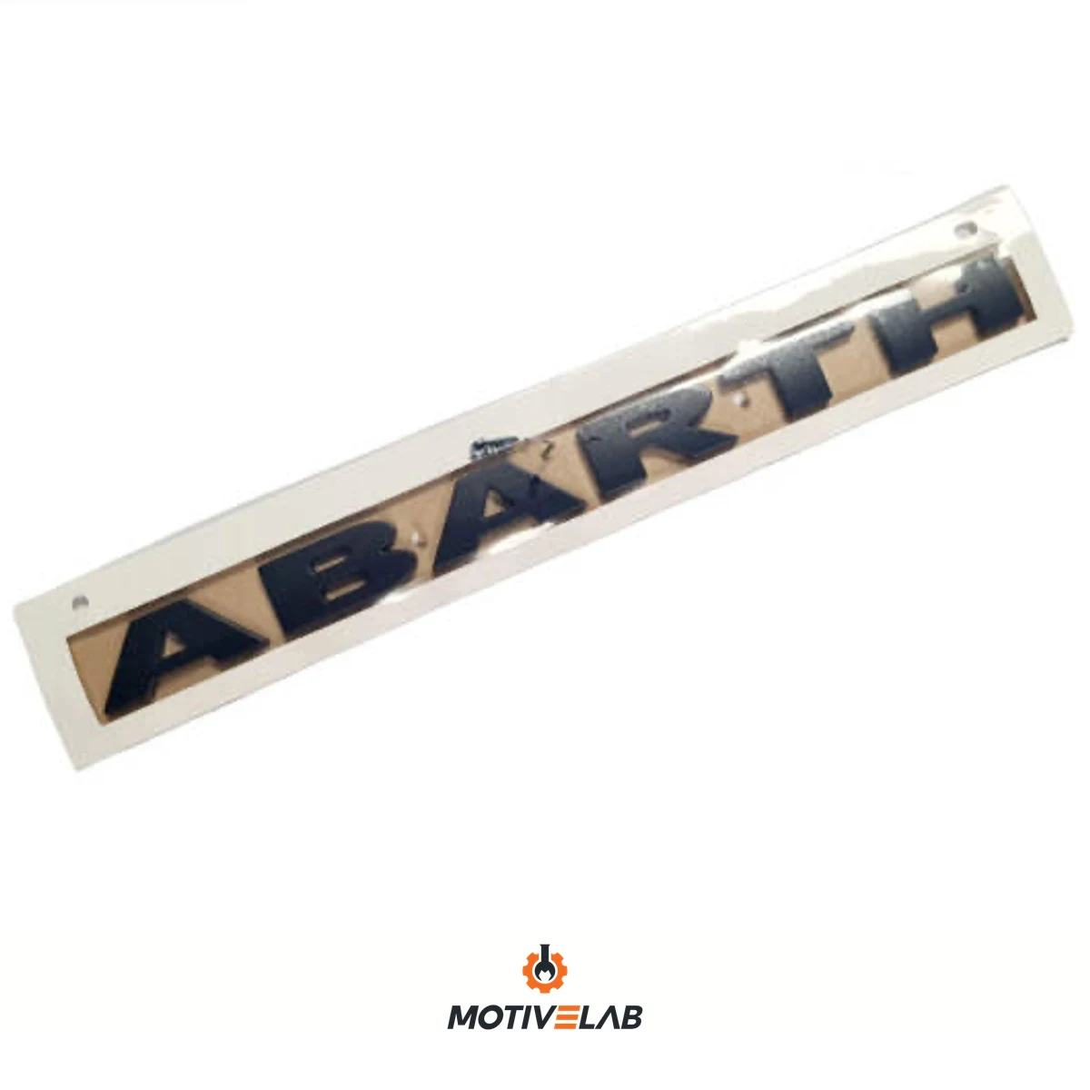 Abarth 500e lettering badge — photo 1