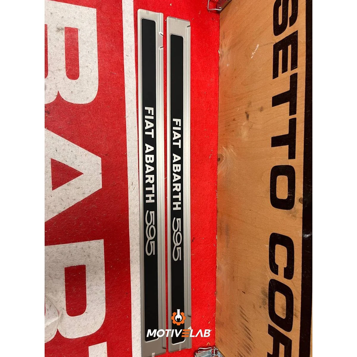 Abarth 595 50th Anniversary door sills — photo 1