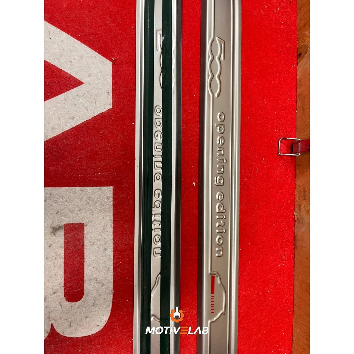 Abarth 500 Opening Edition door sills — photo 2