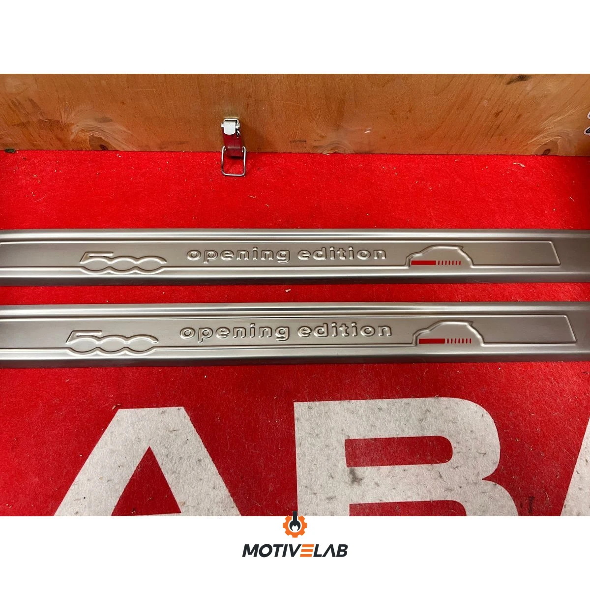 Opening Edition sill plates Abarth 500 — photo 3