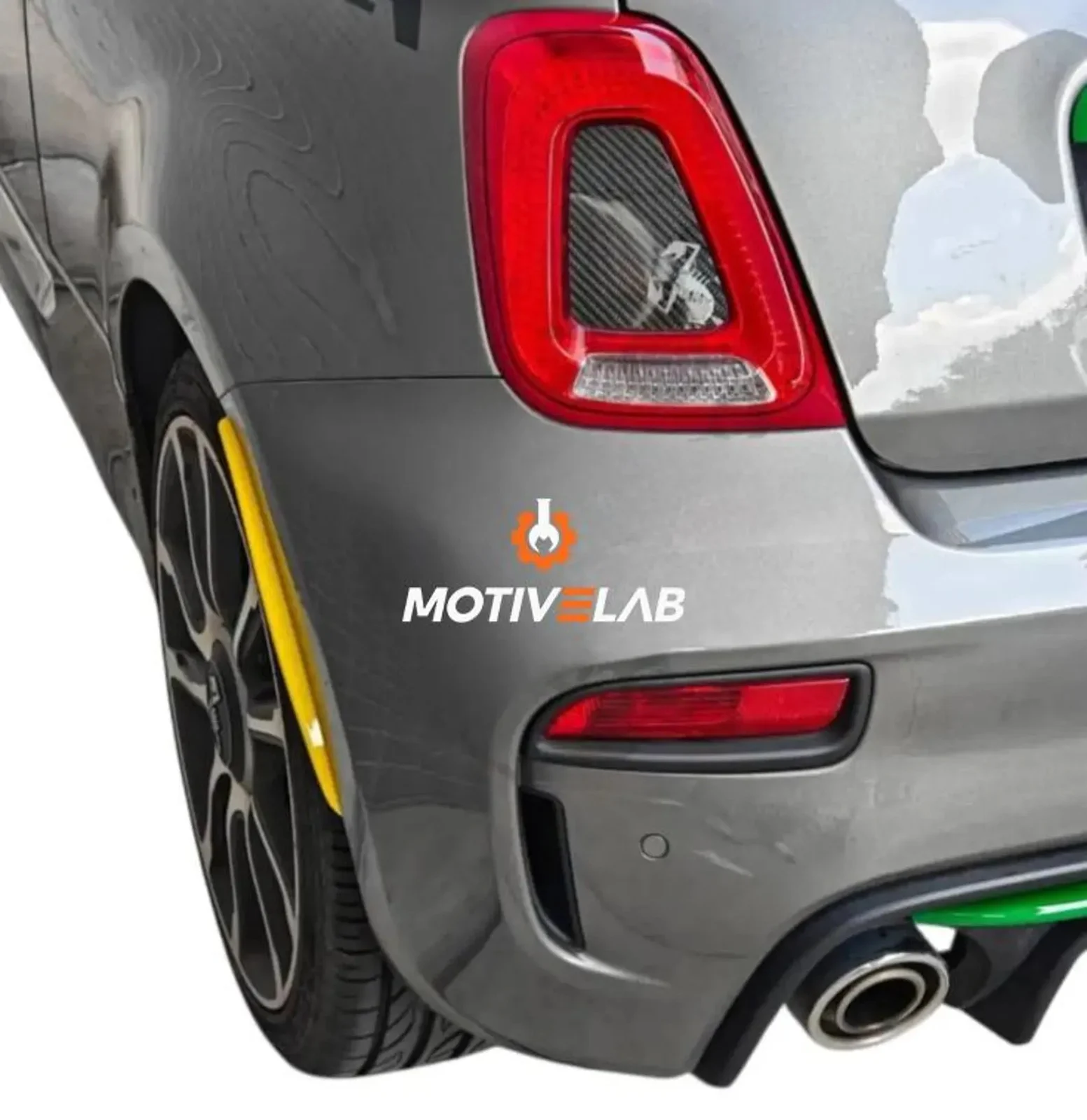 ABS Flap Cover Rear Mudflaps Abarth 595