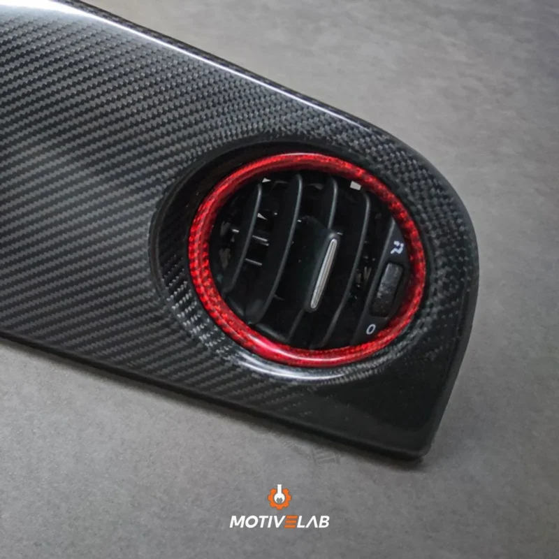 Abarth 500 Dashboard Air Vent Ring Covers — photo 2