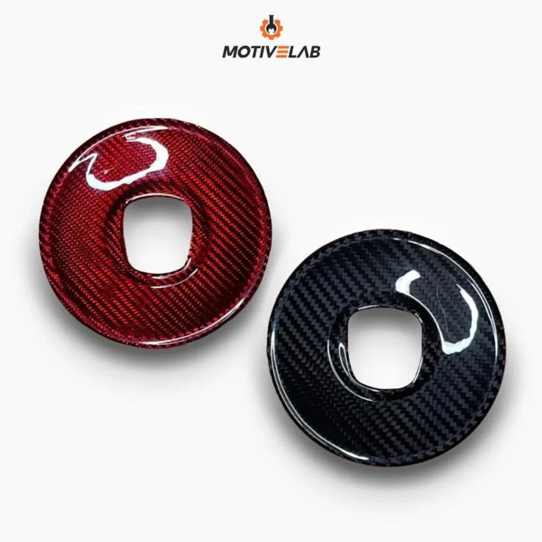 Abarth 595 Steering Wheel Airbag Carbon Cover