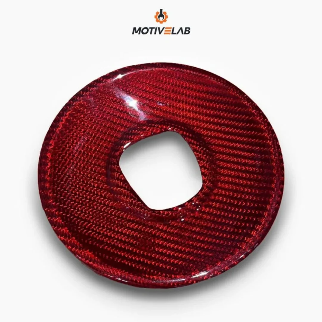 Abarth 595 Steering Wheel Airbag Carbon Cover