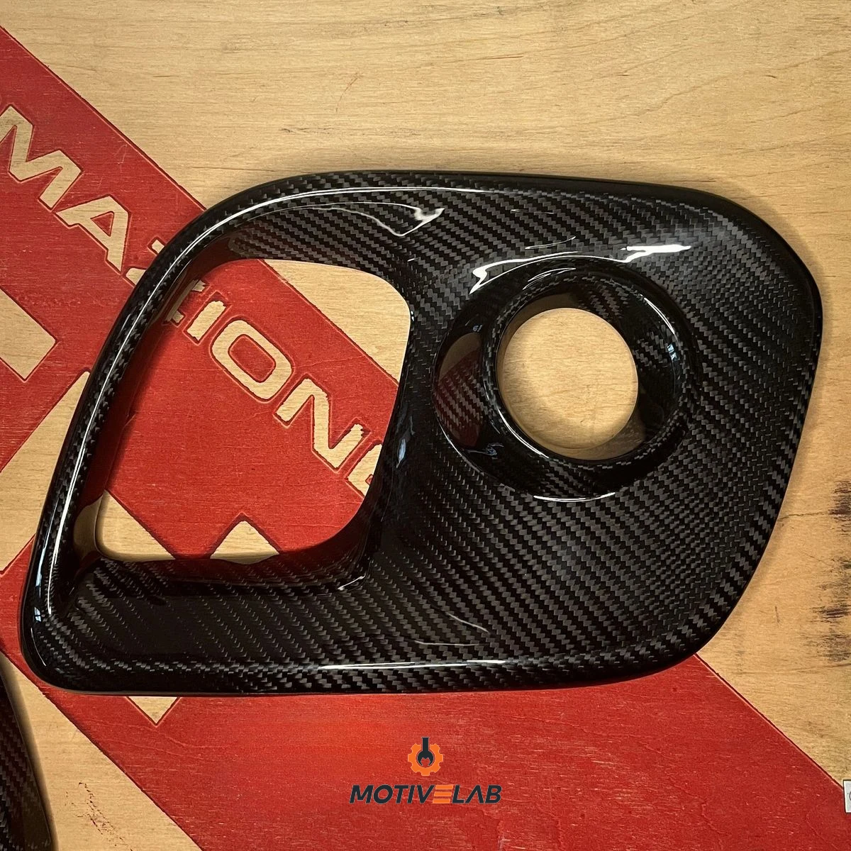 Abarth 595 Restyling Carbon Fog-light Covers — photo 2