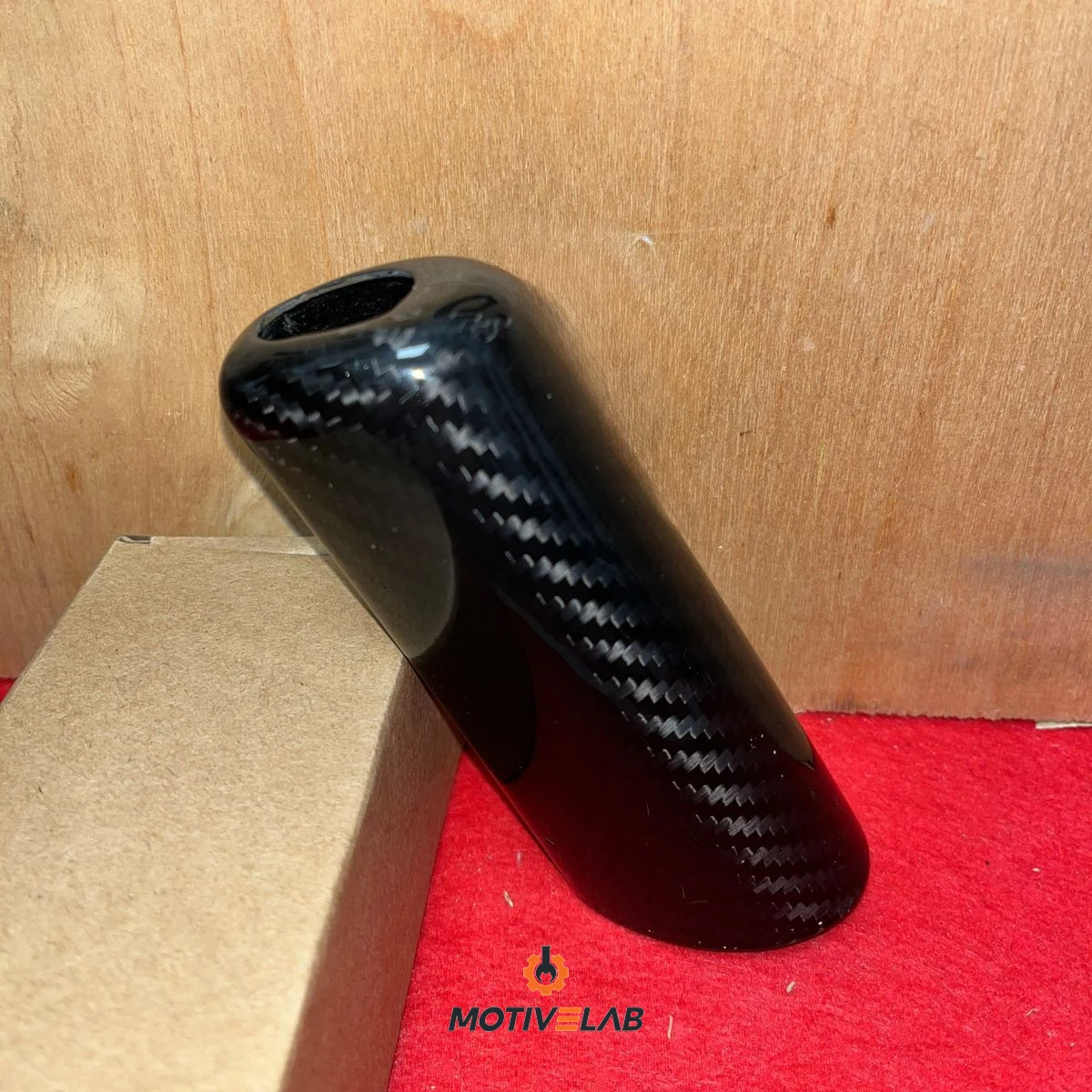 Carbon Handbrake Cover / Punto Abarth 500 — photo 1