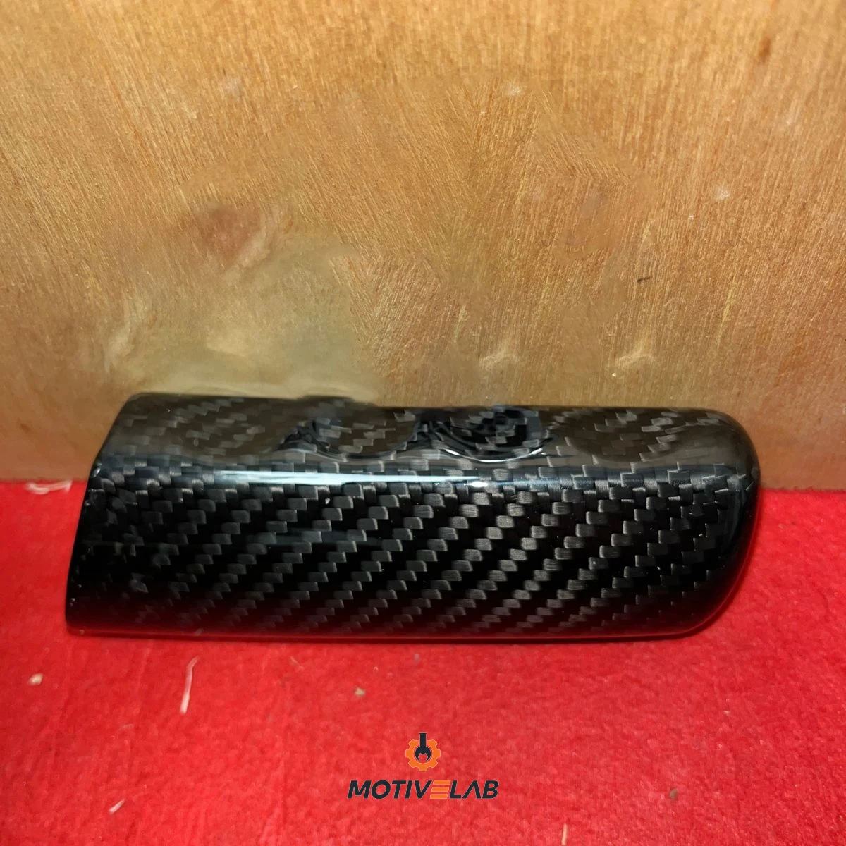 Carbon Handbrake Cover / Abarth 500 — photo 2