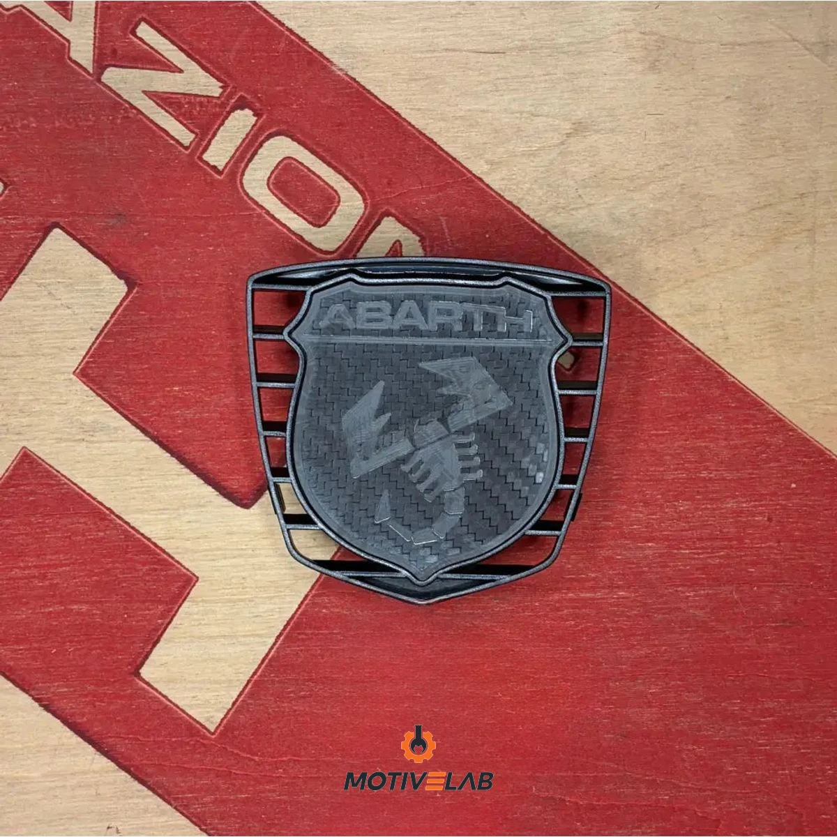Cover Carbonio Loghi Abarth — foto 3