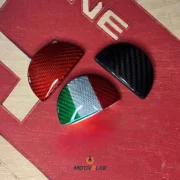 Cover Carbonio Maniglia Vano Oggetti Cruscotto Abarth — foto 3