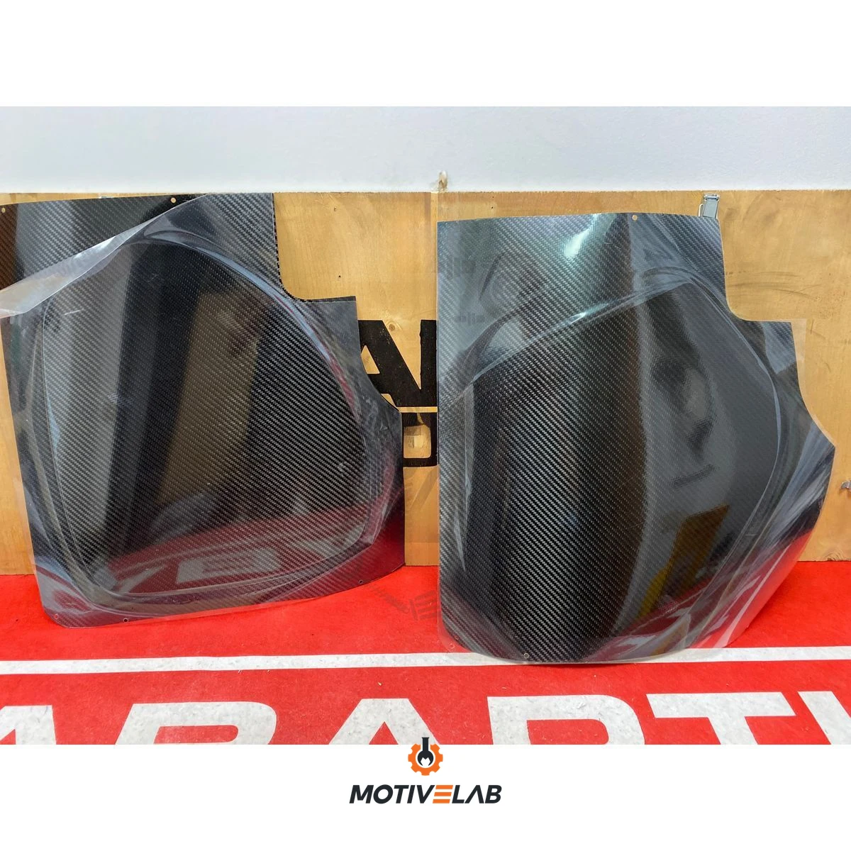 Cover Carbonio Pannello Panca Baule Abarth 500 — foto 3