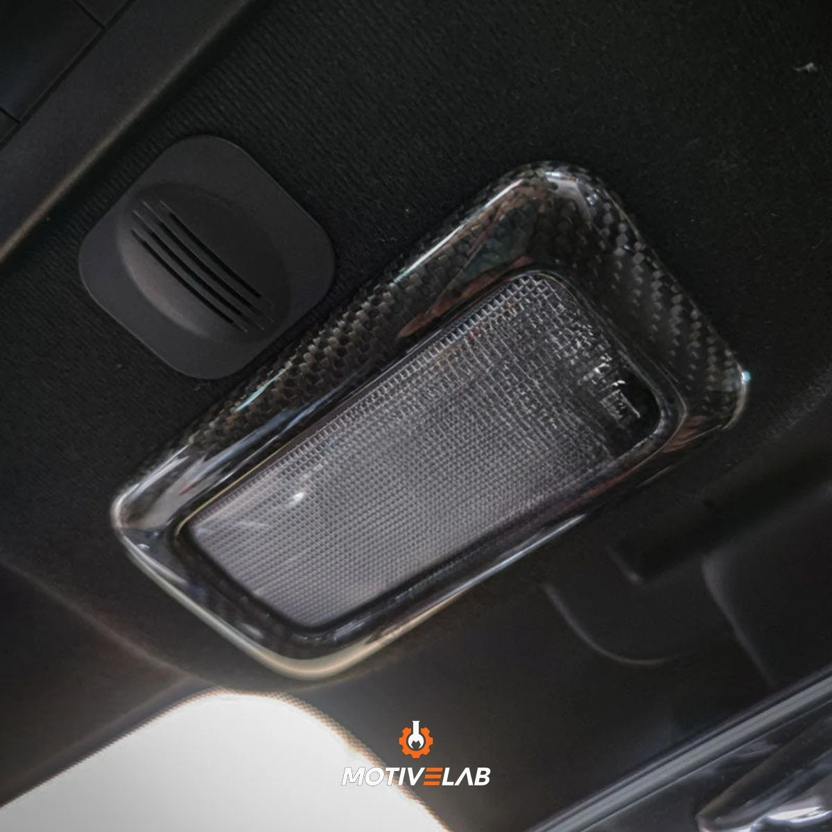 Abarth 500 Carbon Ceiling Light Cover — photo 1