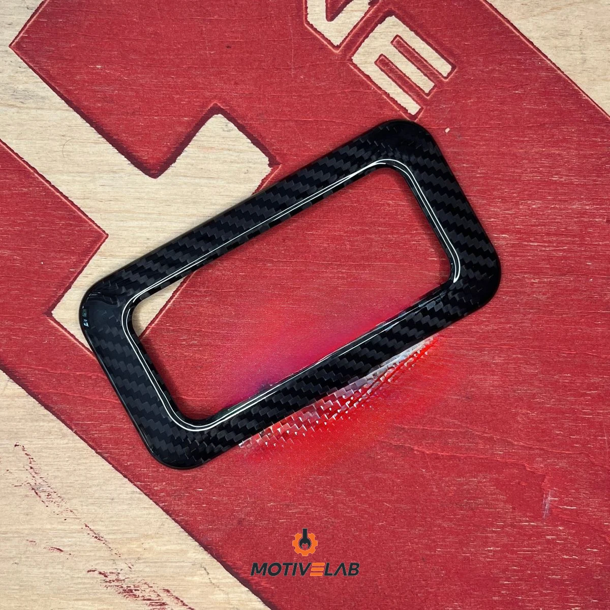 Abarth 500 Carbon Ceiling Light Cover — photo 2