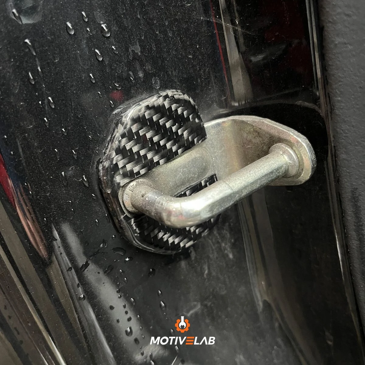 Cover Carbonio Serrature Porta Abarth 500 — foto 1