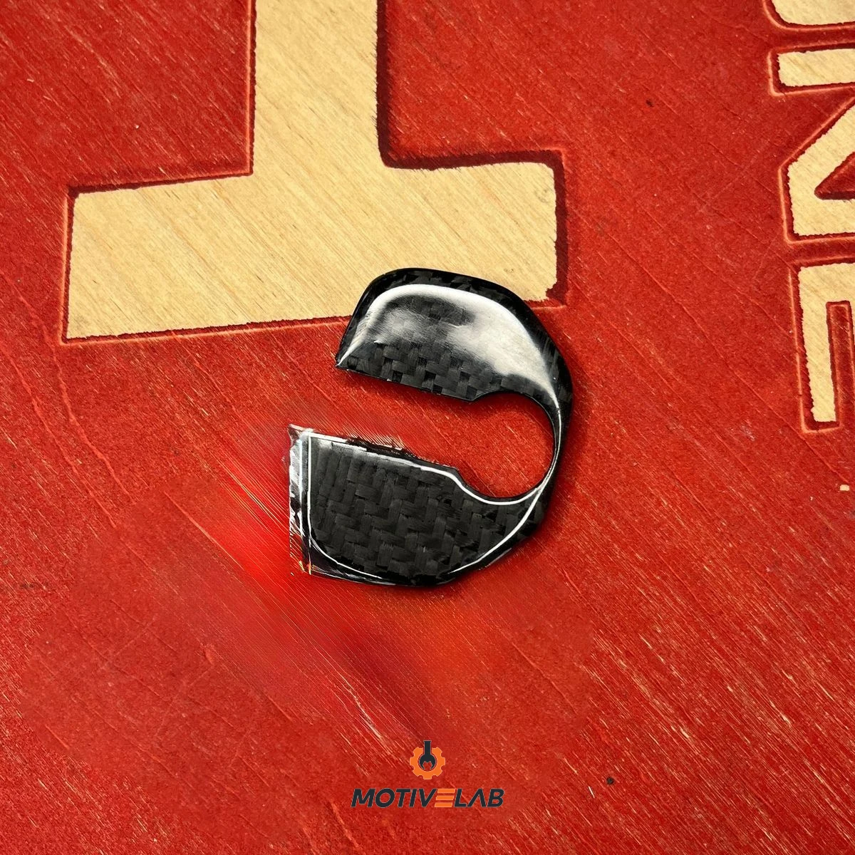 Cover Carbonio Serrature Porta Abarth 500 — foto 3