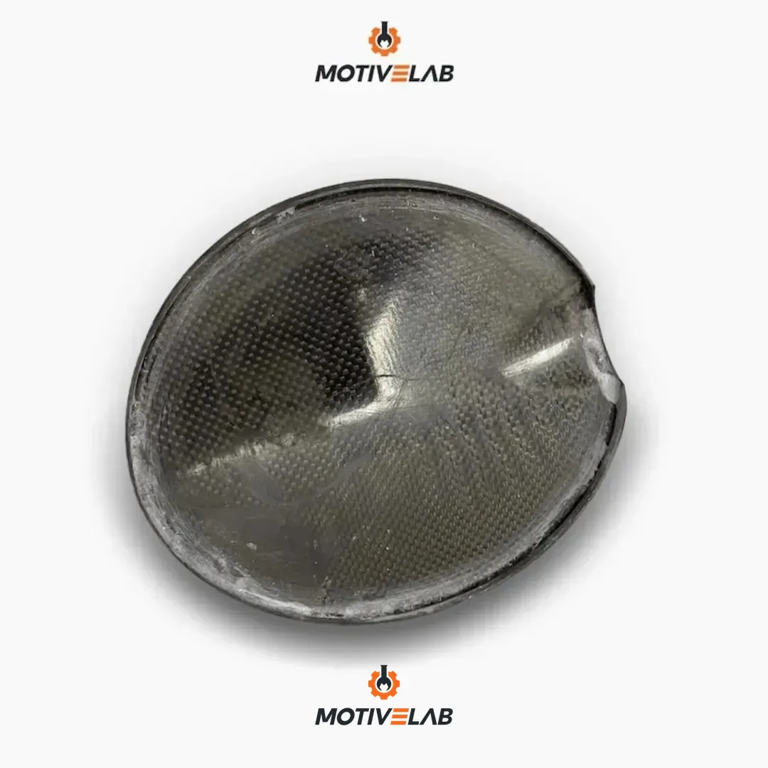 Carbon Fibre Fuel Flap Cover for Abarth 500/595 Restyling — photo 2